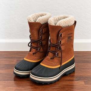Sorel Caribou Women's Waterproof Leather Winter Snow Boots Size 7